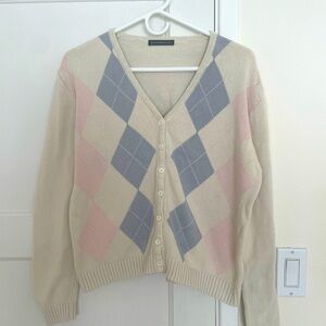 Brandy Melville Argyle Sweater